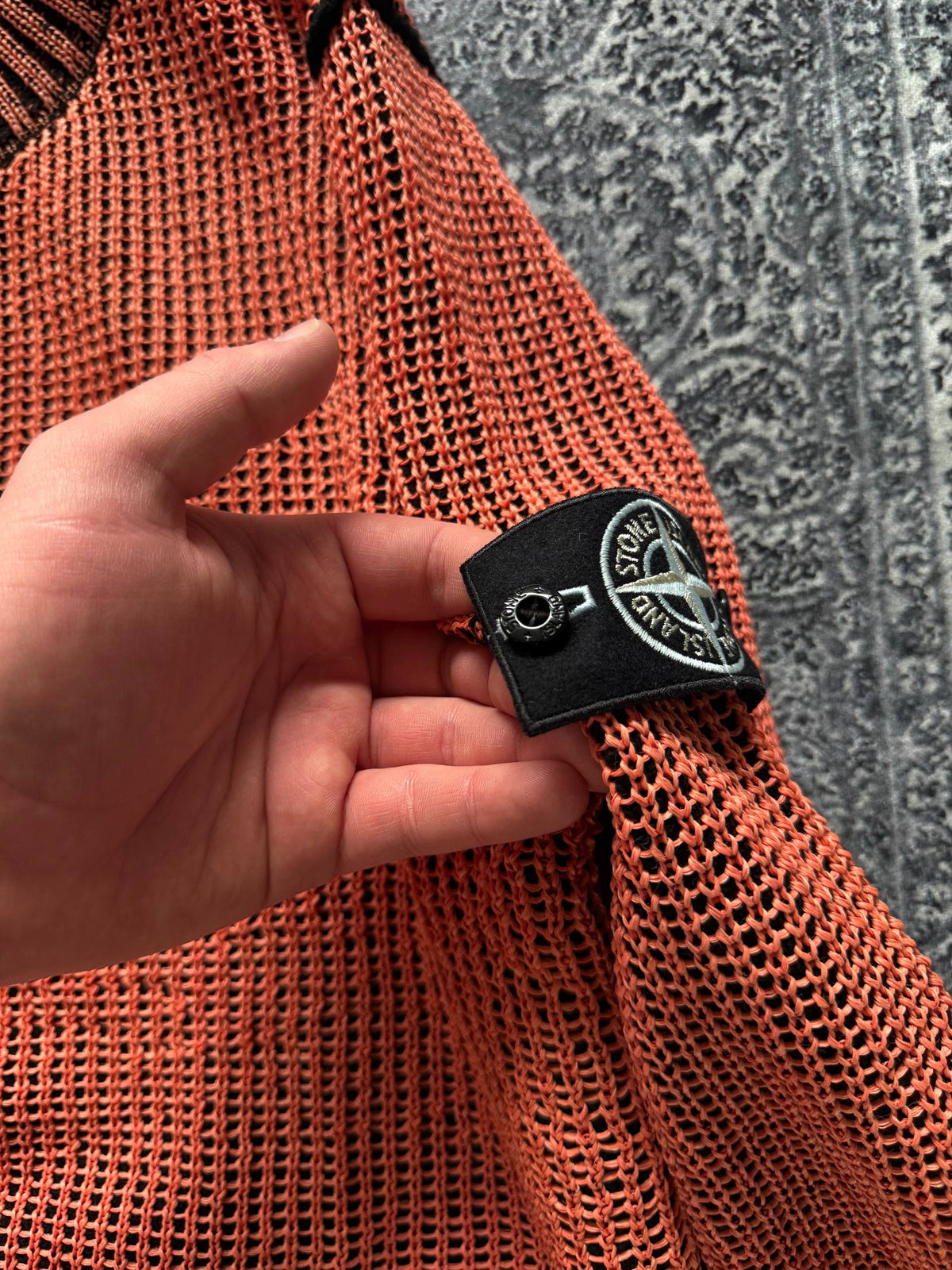 Світер Stone Island Ice knit orange