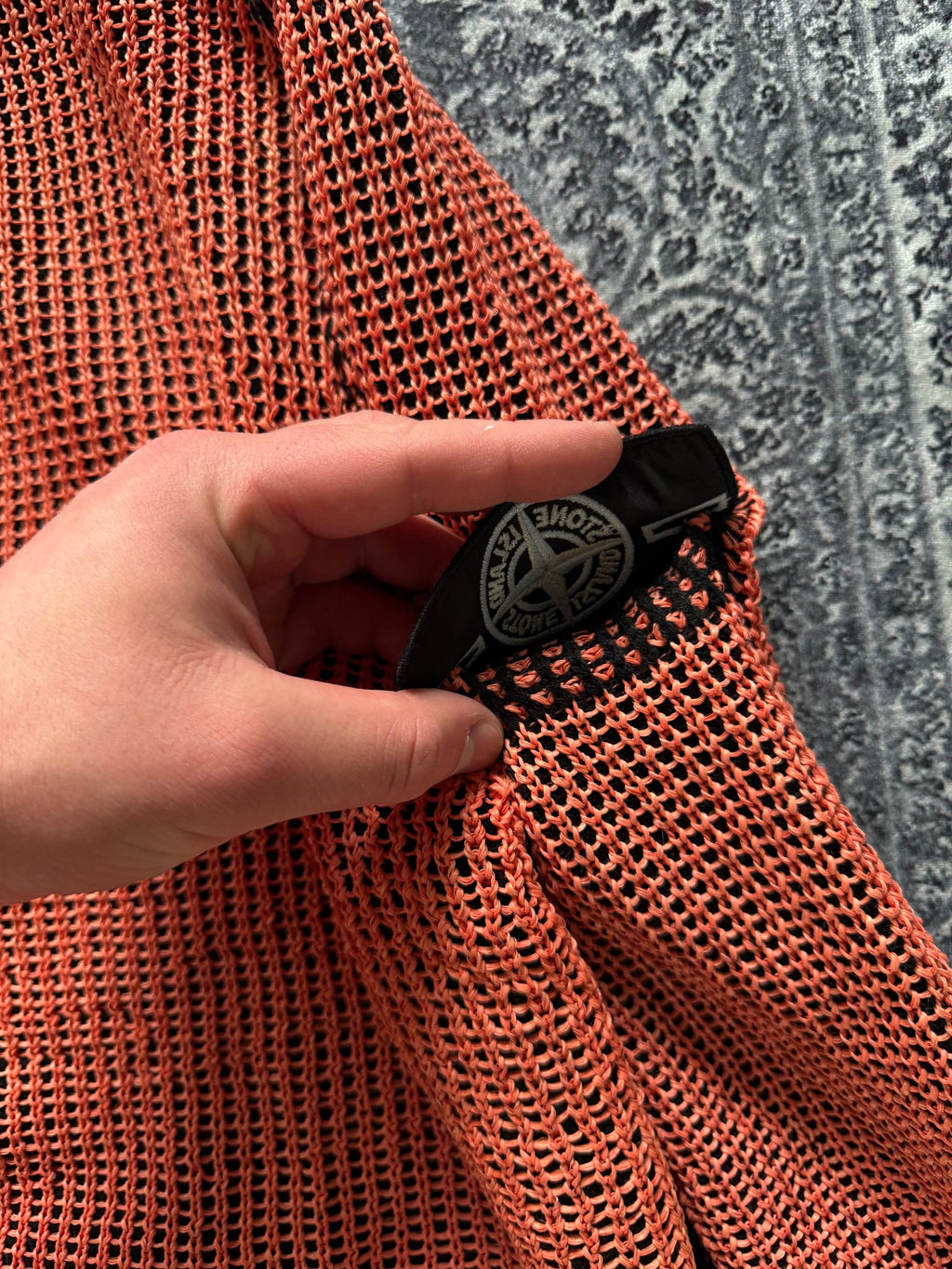 Світер Stone Island Ice knit orange