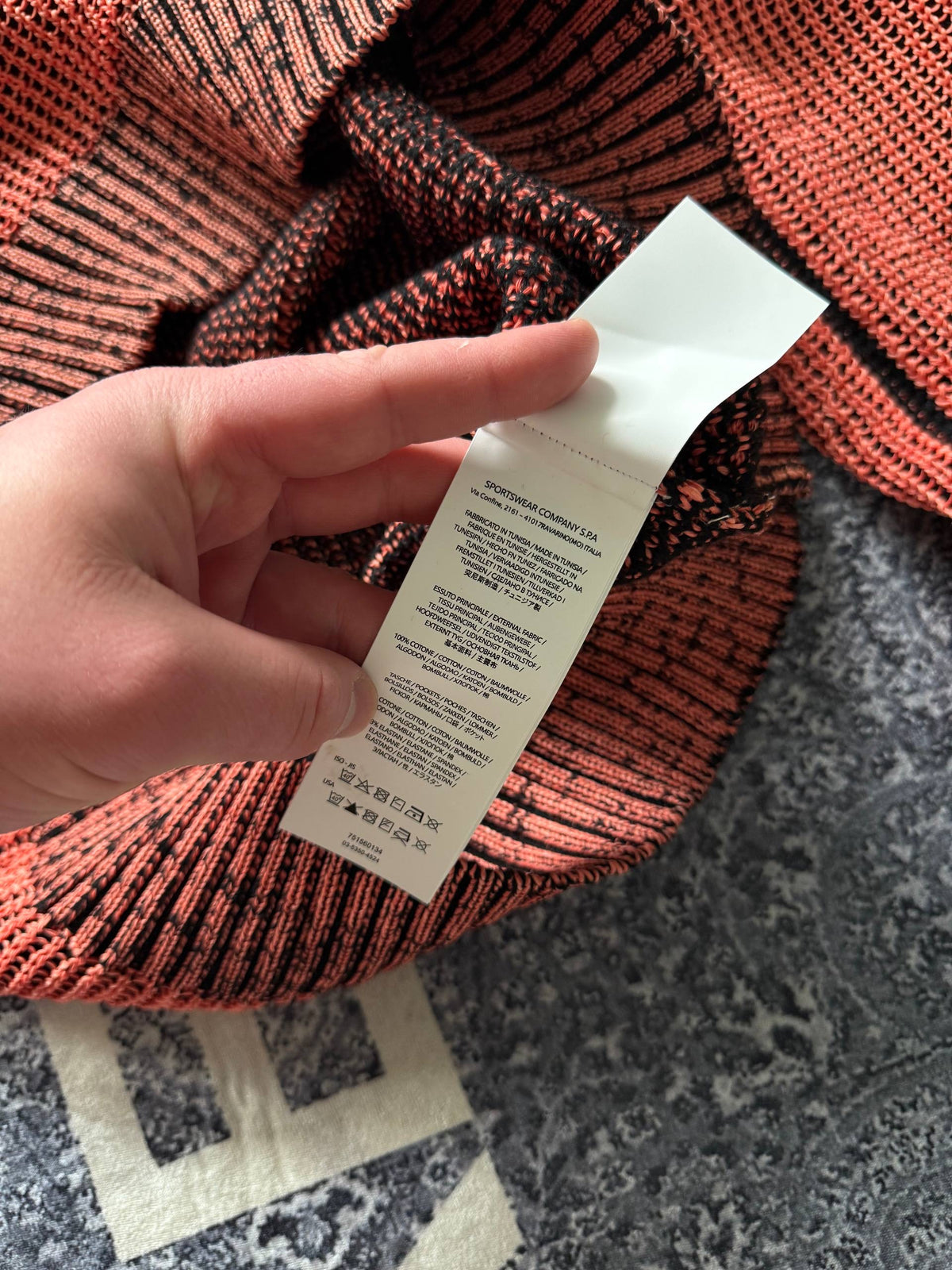 Світер Stone Island Ice knit orange