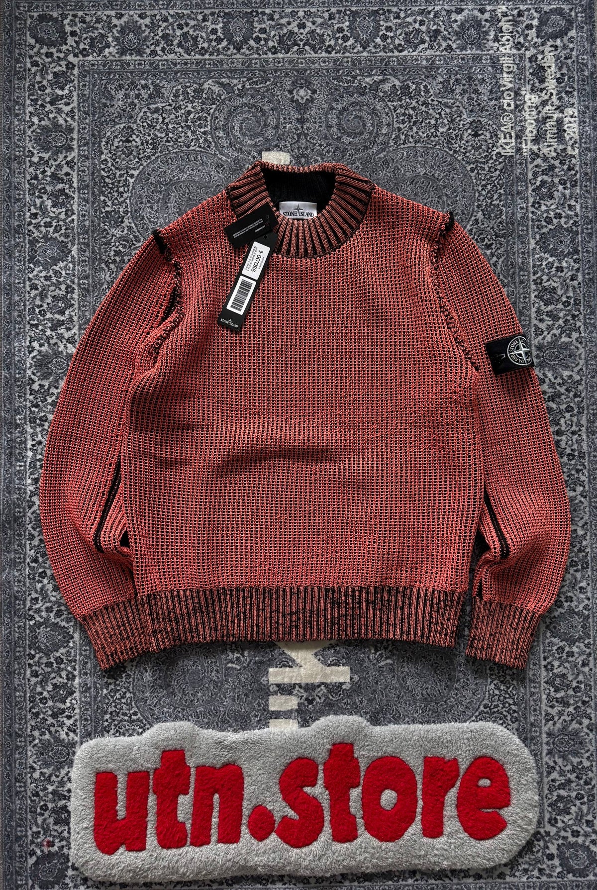 Світер Stone Island Ice knit orange