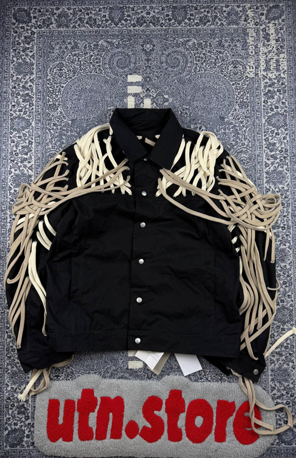 Куртка Rick Owens TYPE Tecuatl Lace-Up Technical Gabardine Jacket