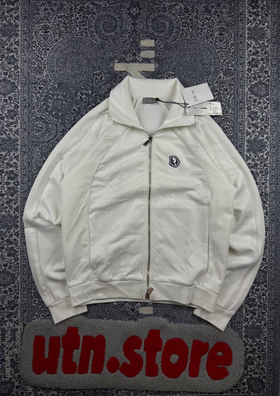 Dior Embroidered  Track Jacket White