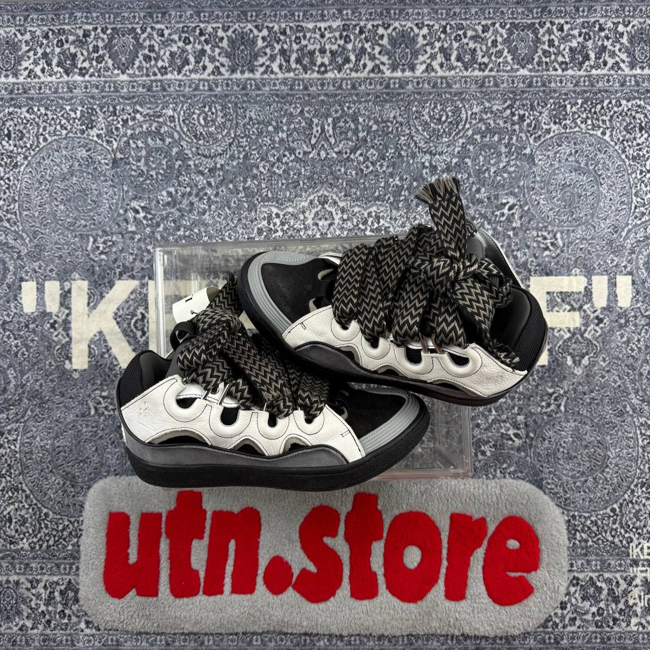Lanvin curb sneakers