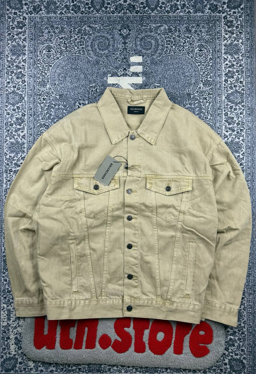 Куртка Balenciaga Logo Oversized Denim Jacket