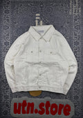 Куртка Lanvin Paris 1889 Palm Velvet Print Denim Jacket