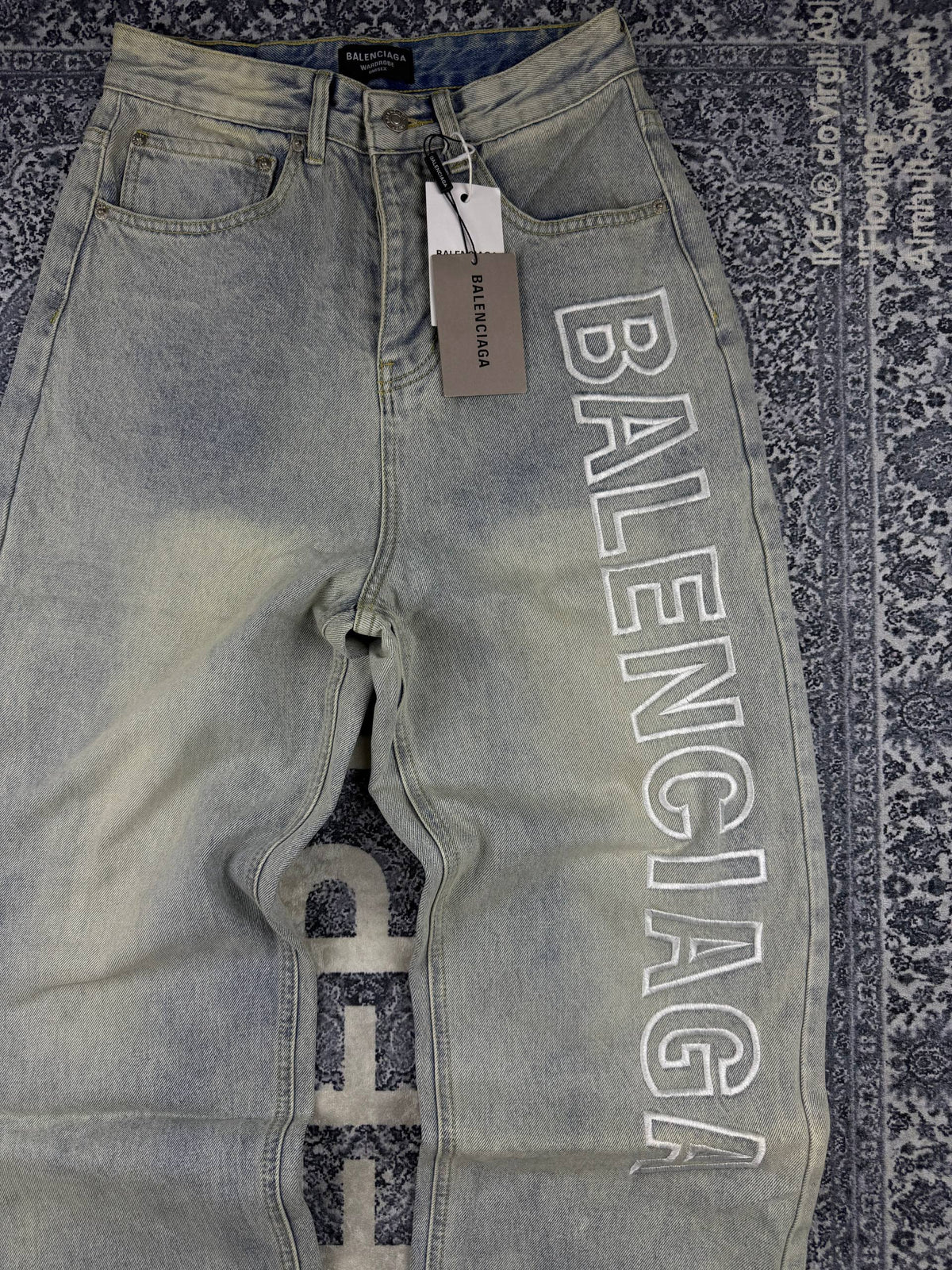 Штани Balenciaga Logo-Print Wide-Leg