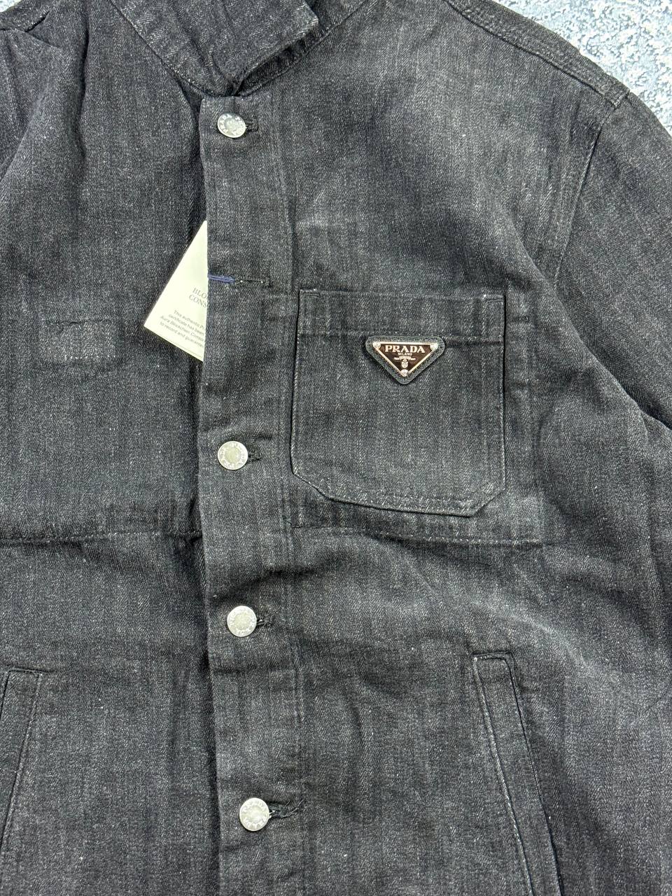 Куртка Prada Chevron Denim Blouson Jacket