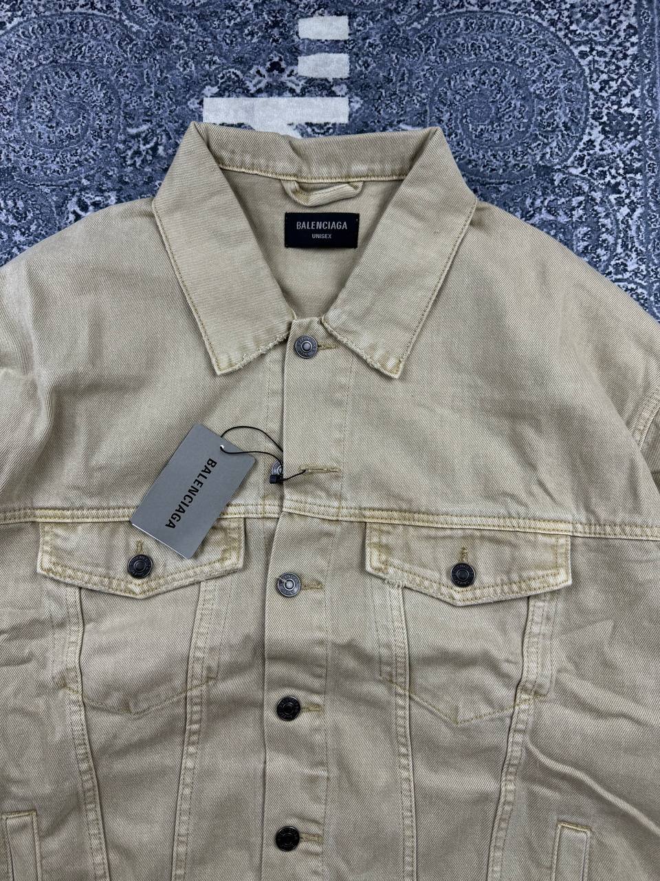 Куртка Balenciaga Logo Oversized Denim Jacket