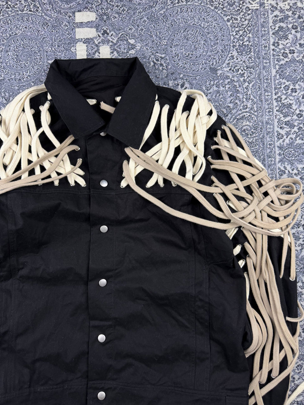 Куртка Rick Owens TYPE Tecuatl Lace-Up Technical Gabardine Jacket