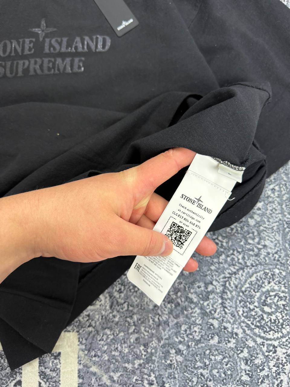 Футболка Stone Island x Supreme