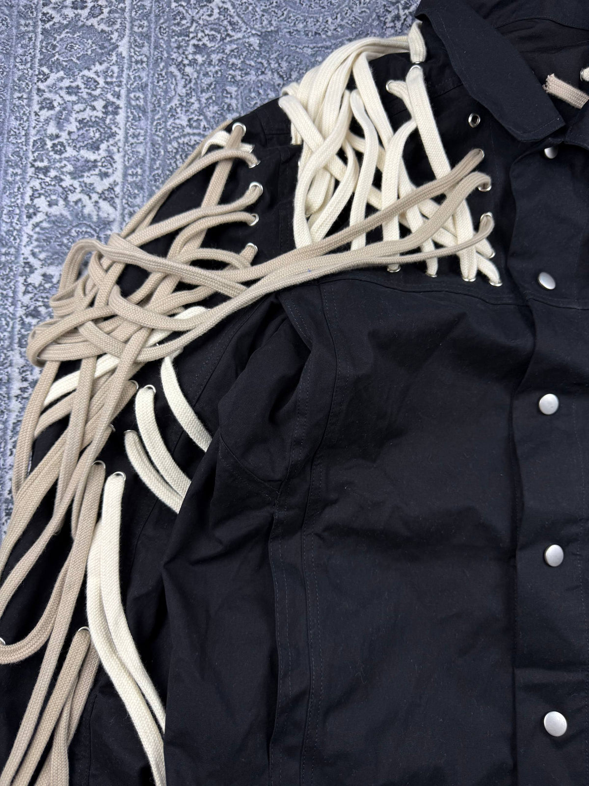 Куртка Rick Owens TYPE Tecuatl Lace-Up Technical Gabardine Jacket