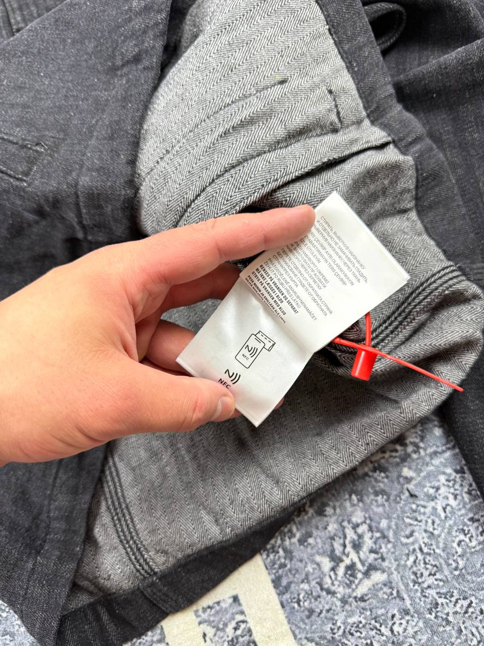 Куртка Prada Chevron Denim Blouson Jacket