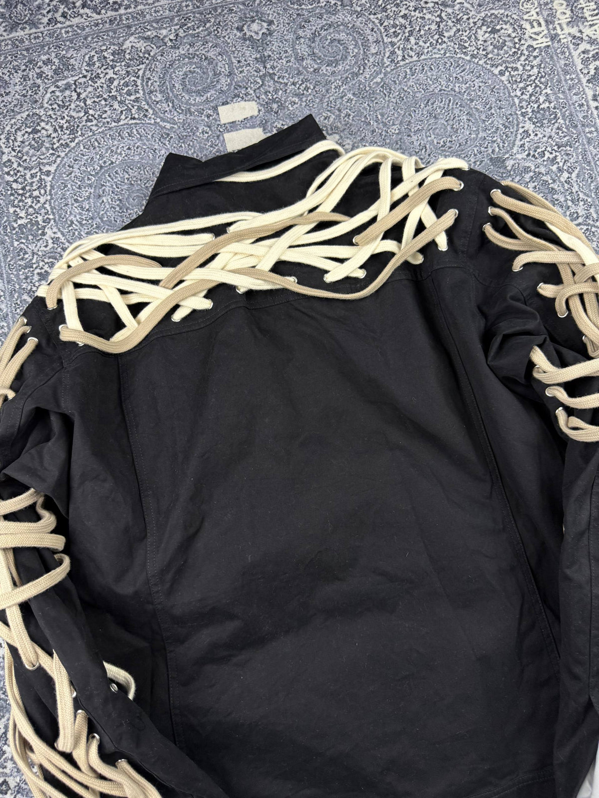 Куртка Rick Owens TYPE Tecuatl Lace-Up Technical Gabardine Jacket
