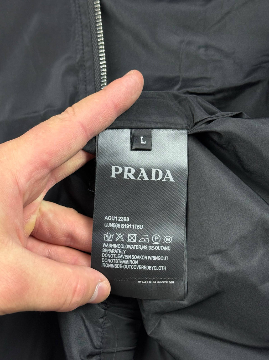 Куртка Prada Triangle Logo Nylon Jacket
